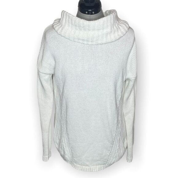 Rachel Zoe cowl neck, chunky knit 100% cotton Sweater size Small - Picture 1 of 6